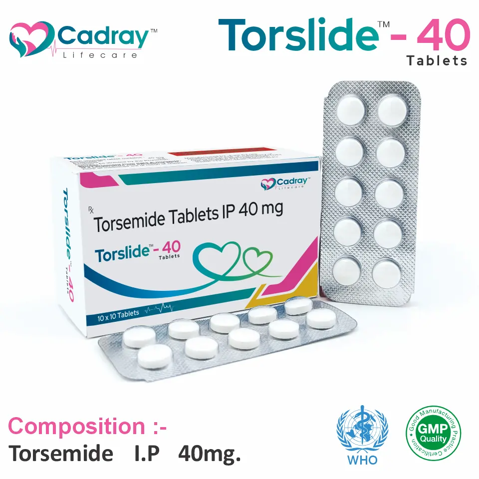 Torsemide 40mg Tablet | Best Price for PCD Pharma Franchise in Diuretics Segment